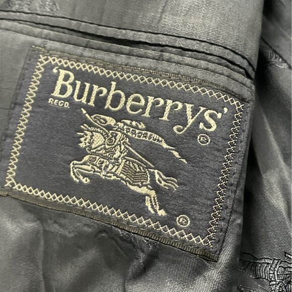 Gold Button Navy Blue Double Breasted Mens Blazer Classic Fit - Picture 9 of 11